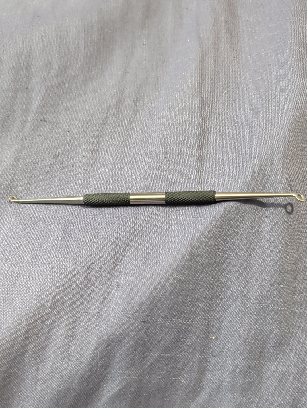 Source Unknown Black Double-Ended Stainless Steel Pimple Extractor